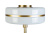 Торшер металлический с белым стеклом 60GD-9258F